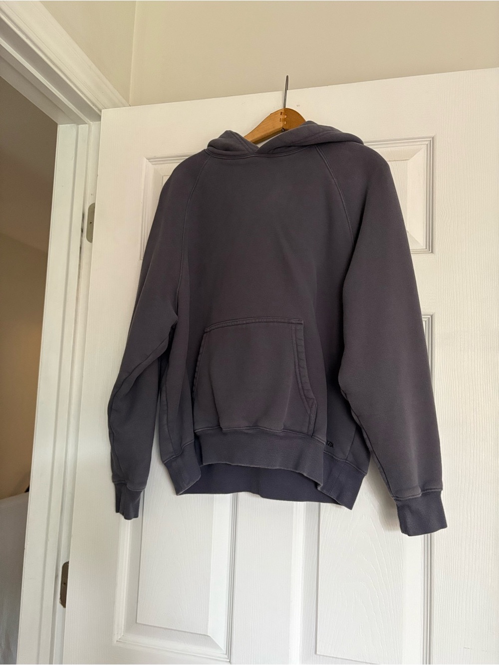 Aritzia Cozy Fleece Mega Raglan Hoodie XXS in Slate Grey